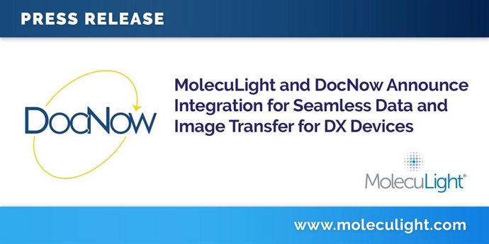 MolecuLight and DocNow Announce Integration for Seamless Data and Image Transfer for DX Devices