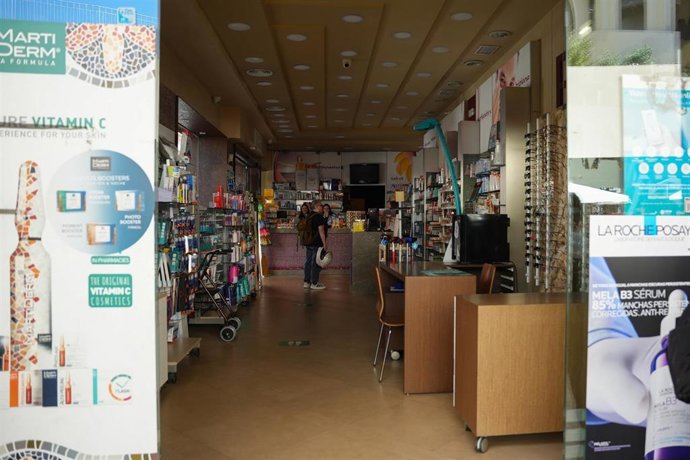 Farmacias durante el apagón eléctrico. 