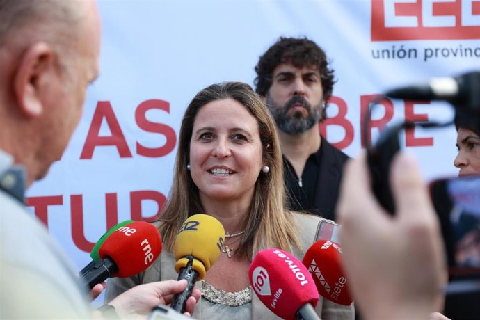 Archivo - La edil hispalense de Turismo y Cultura, Angie Moreno en una imagen de archivo. 