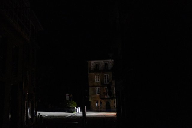 Santiago sin luz