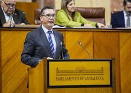 Archivo - El parlamentario del PP-A Daniel Castilla, en una imagen de archivo.