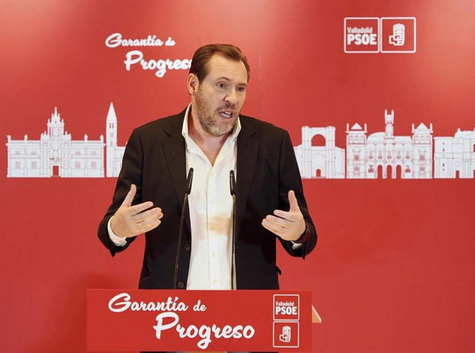 El ministro de Transportes y Movilidad Sostenible y secretario general del PSOE de Valladolid, Óscar Puente.