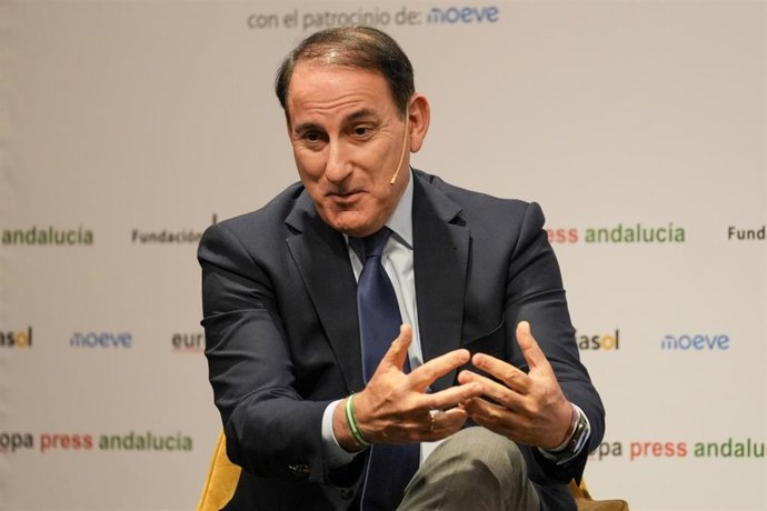 El presidente de la CEA, Javier González de Lara, en una imagen de archivo.