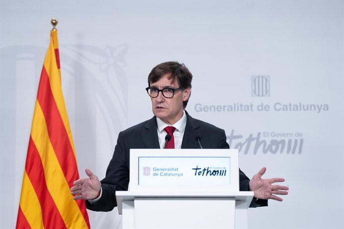 El president de la Generalitat de Catalunya, Salvador Illa