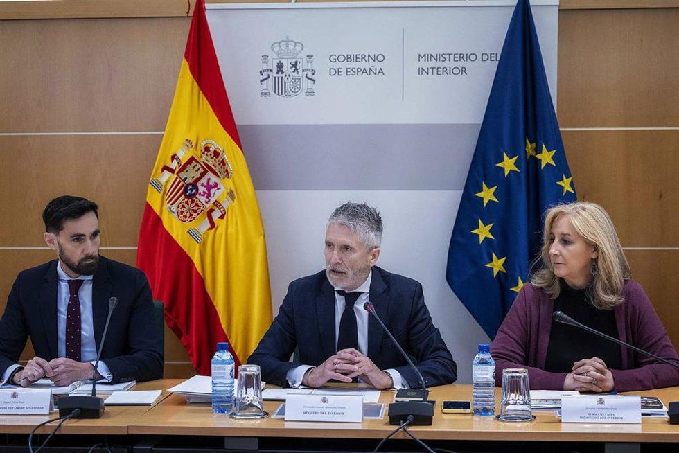 El ministro del Interior, Fernando Grande-Marlaska, preside el Comité de Coordinación Extraordinario por la suspensión del suministro eléctrico