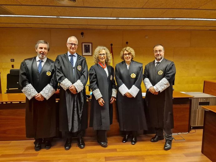 Acto de toma de posesión del magistrado Adolfo García Morales como presidente de la Audiencia de Girona