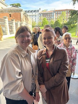 Una abuela y una nieta rusa han sido las primeras personas en entrar este martes al Museo del Prado tras el apagón de este pasado lunes.