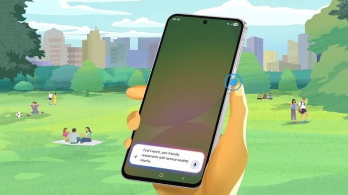 Acceso directo a Gemini pulsando el botón lateral en la serie Galaxy A.