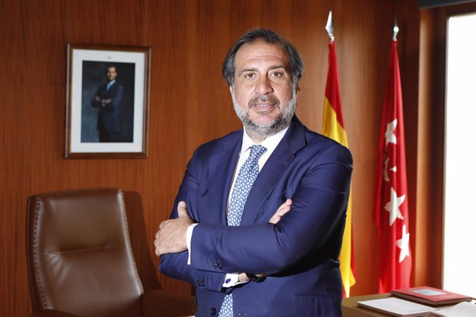 Archivo - El presidente de la Cámara de Comercio de Madrid, Ángel Asensio