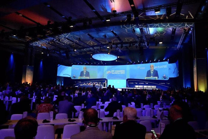 Congreso del Partido Popular Europeo (PPE), en la Feria de Valencia, a 29 de abril de 2025, en Valencia