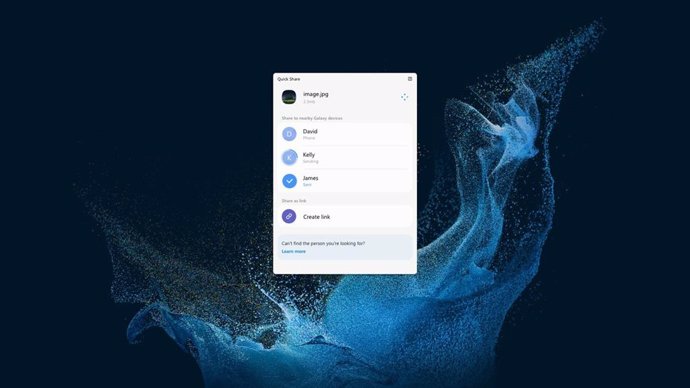 Archivo - Quick Share de Samsung ya disponible para ordenadores Windows.