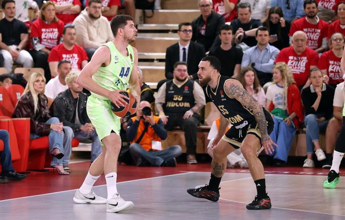 Partido de los 'Playoffs' de la Euroliga entre el AS Monaco y el Barça en la Salle Gaston Medecin de Mónaco