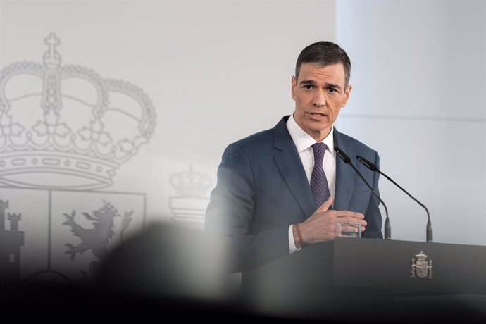 El presidente del Gobierno, Pedro Sánchez