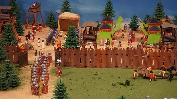 Una de las partes de la recreación