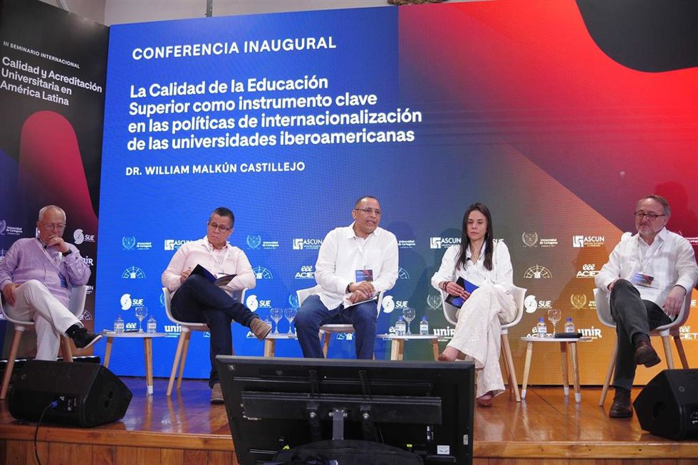 Archivo - El III Seminario Internacional de Calidad y Acreditación Universitaria fue organizado por UNIR a principios de febrero de 2025, en Cartagena de Indias, Colombia.