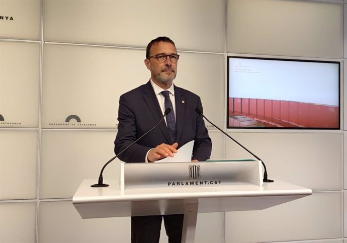El portavoz de Junts, Josep Rius