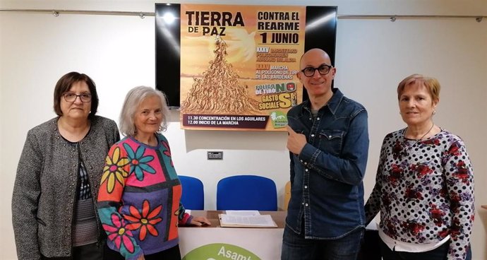 La Asambela Antipolígono ha convocado para el próximo 1 de junio la XXXV marcha por el desmantelamiento del polígono de tiro de las Bardenas.