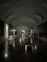 Apagón.- Los visitantes vuelven a los museos como Prado y Thyssen, que operan "sin problemas" y con menos afluencia