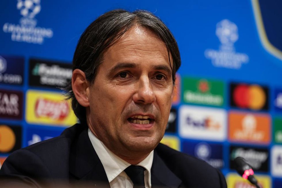 Simone Inzaghi, entrenador del Inter de Milán