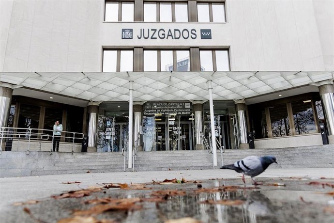 Archivo - Exterior de los juzgados de Plaza de Castilla.