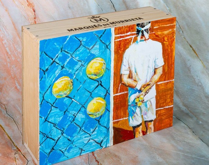 12 Obras Únicas Creadas Por El Artista Extremeño Diego Morcillo Sobre Cajas De Vino De La Histórica Bodega