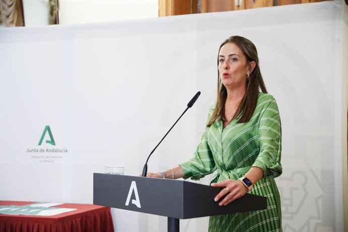 Archivo - La delegada de la Junta de Andalucía en Almería, Aránzazu Martín, en una imagen de archivo. 