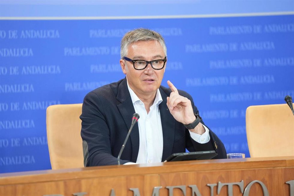 El portavoz de Vox en el Parlamento andaluz, Manuel Gavira, este miércoles