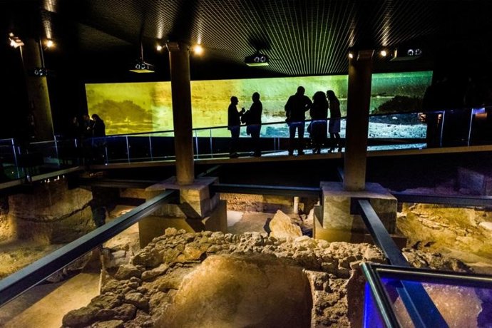 Interior del yacimiendo Gadir en la ciudad de Cádiz