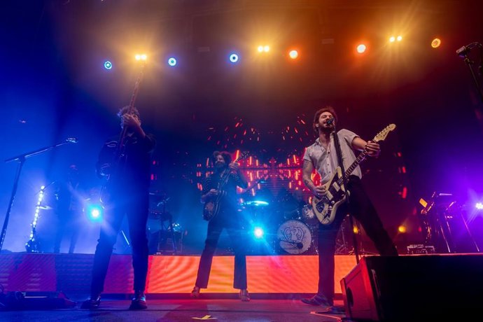 Archivo - El grupo musical Viva Suecia, durante su concierto en Las Ventas.