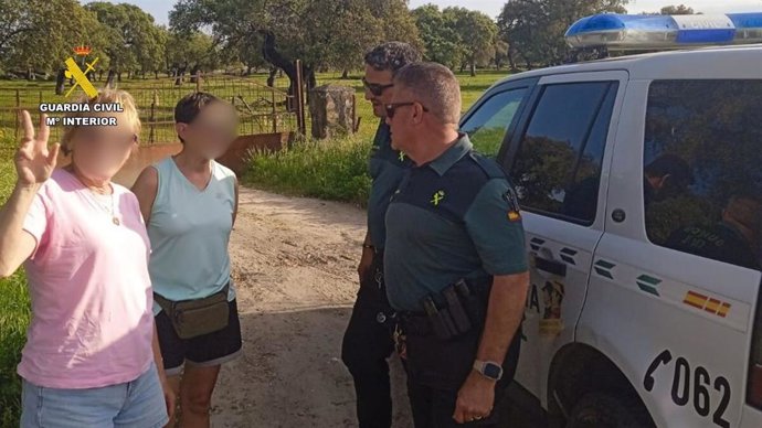 Peregrinas rescatadas en Plasencia