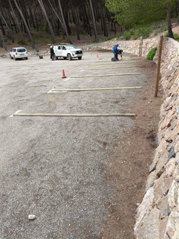 Mejora en los aparcamientos del Parque Regional de Sierra Espuña