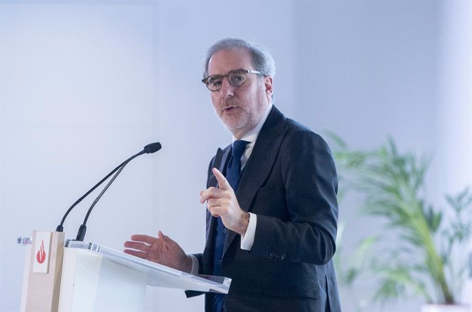 Archivo - El CEO, Héctor Grisi, durante la presentación del tercer trimestre 2024 por el Banco Santander, en la Ciudad Grupo Santander, a 29 de octubre de 2024, en Boadilla del Monte, Madrid (España).