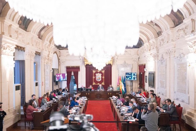 Pleno del Ayuntamiento de Málaga