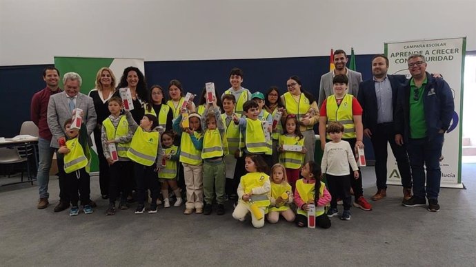 Clausura de la campaña 'Aprende a crecer con seguridad' en la provincia de Jaén.