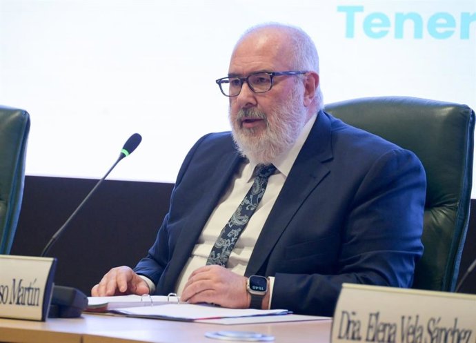 Archivo - El presidente de CEOE-Tenerife, Pedro Alfonso