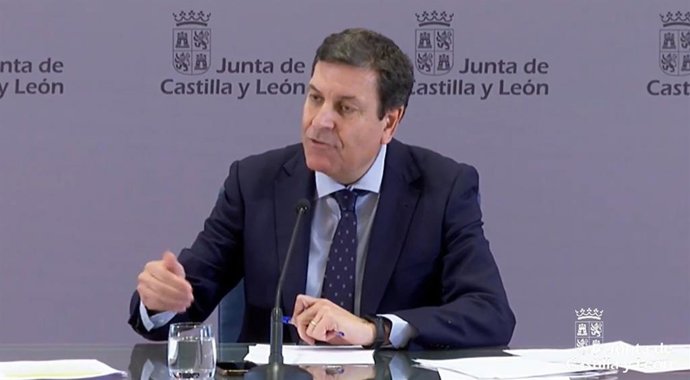 El Consejero De Economía Y Hacienda Y Portavoz De La Junta, Carlos Fernández Carriedo, En La Rueda De Prensa Posterior Al Consejo De Gobierno
