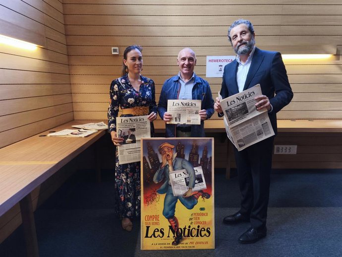 Donación a la Hemeroteca Municipal  de Xixón d'una colección completa de 'Les Noticies', el primer selmanariu profesional íntegramente n'asturianu.