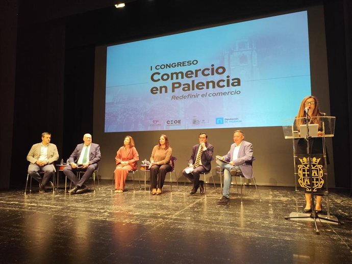 Un momento de la inauguración del I congreso de Comercio.