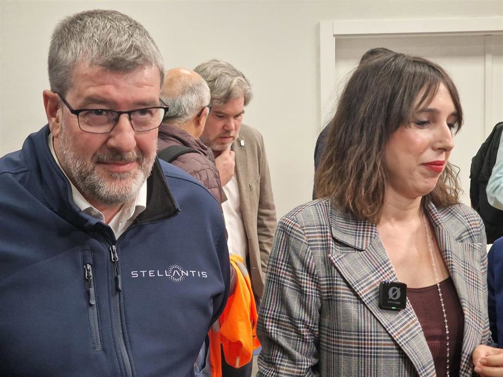 Mosquera y Lorenzana este miércoles en Vigo.