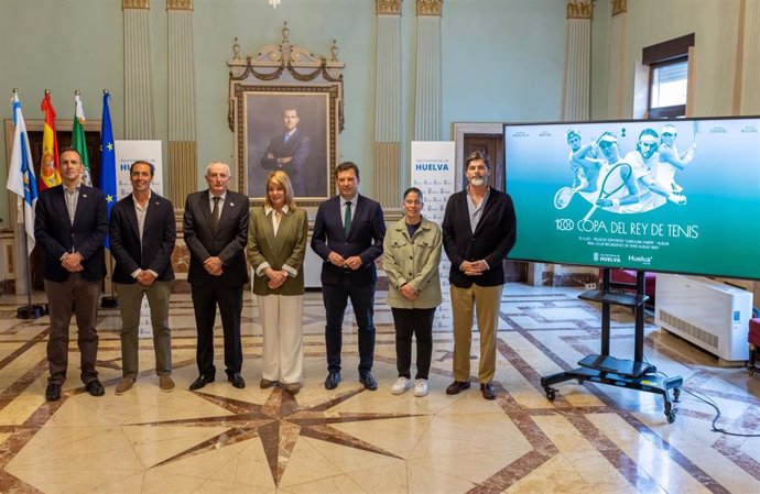 Presentación del cartel del centenario de la Copa del Rey de Tenis.