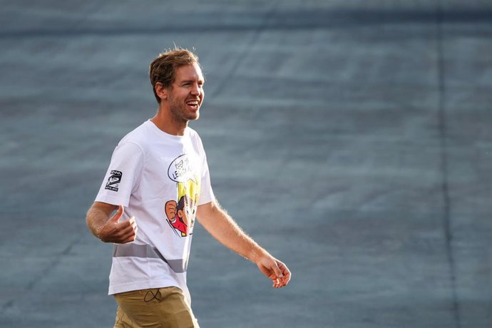 Archivo - El expiloto alemán Sebastian Vettel, en el Gran Premio de Sao Paulo 2024.