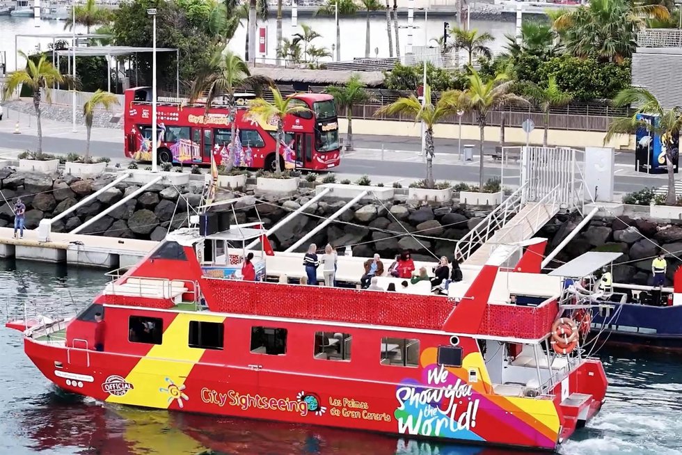 Barco de City Sightseeing en Las Palmas de Gran Canaria