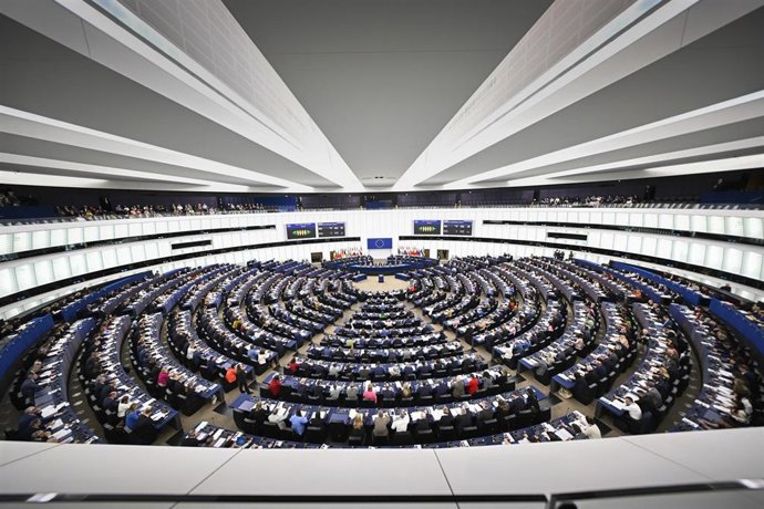 Pleno del Parlamento Europeo en Estrasburgo