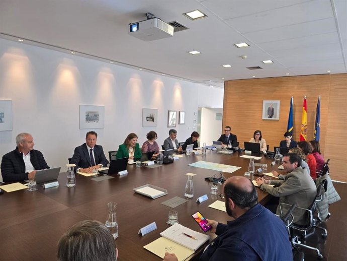 Reunión del Consejo de Administración de la Autoridad Portuaria de Gijón.