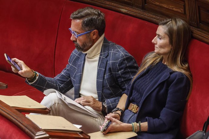Ba¡denas i Herrero en el ple de l'Ajuntament, a data 30 d'abril del 2025