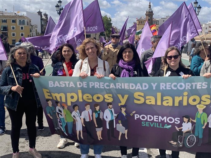 Podemos llama a la movilización este 1 de mayo para "luchar contra la precariedad"