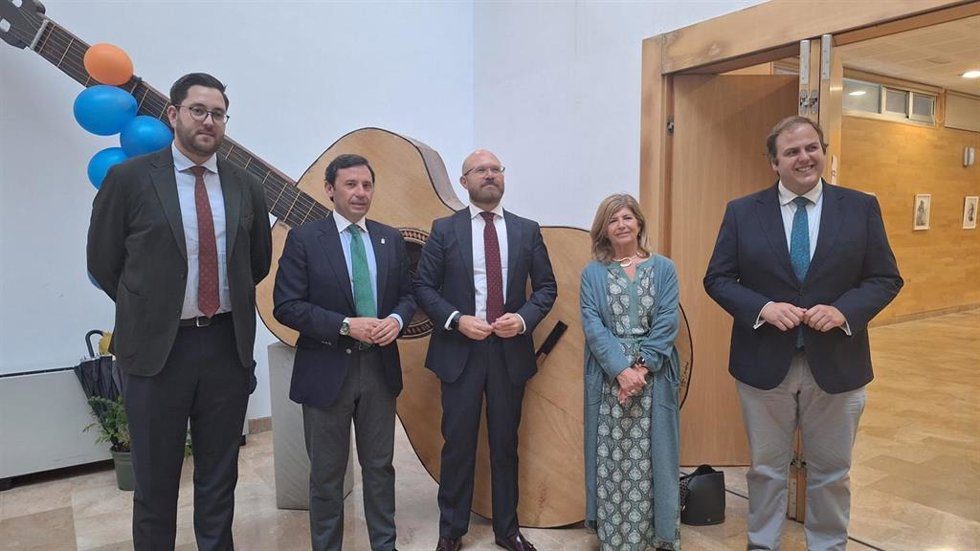 El secretario general de Formación Profesional de la Consejería de Desarrollo Educativo y Formación Profesional de la Junta de Andalucía, Florentino Santos, antes de participar en un foro sobre FP