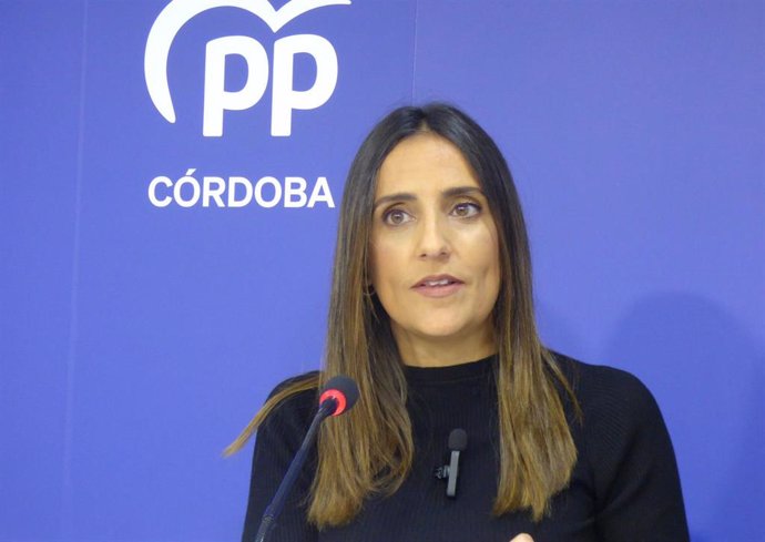La parlamentaria autonómica del PP por Córdoba Beatriz Jurado.