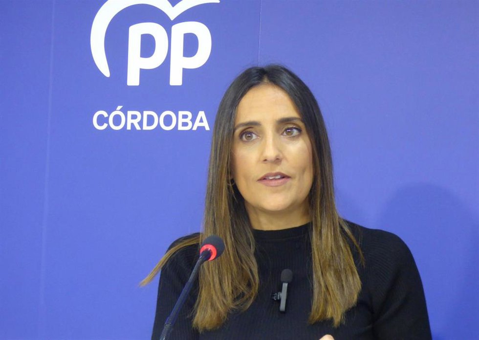 La parlamentaria autonómica del PP por Córdoba Beatriz Jurado.