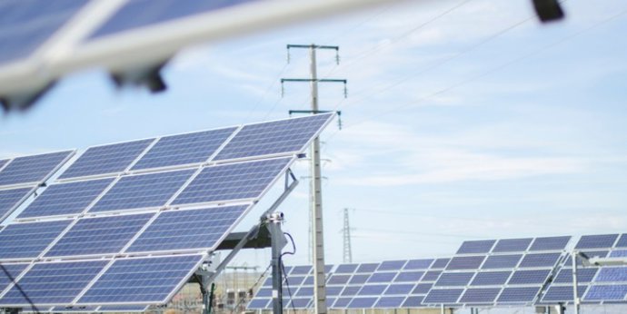 Placas fotovoltaicas.